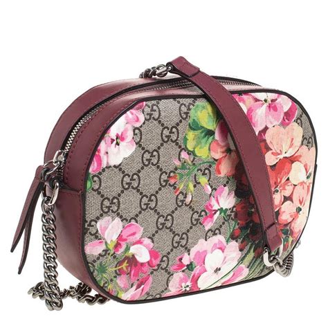 pink and brown gucci crossbody|Gucci pink mini flower pouch.